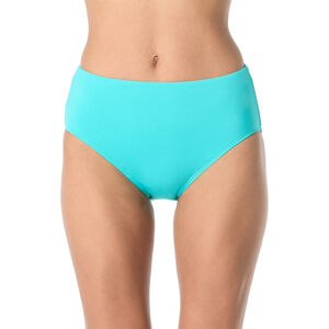 Coco Reef Women's XL Blue Green Contours High-Waist Bikini Bottoms NWT